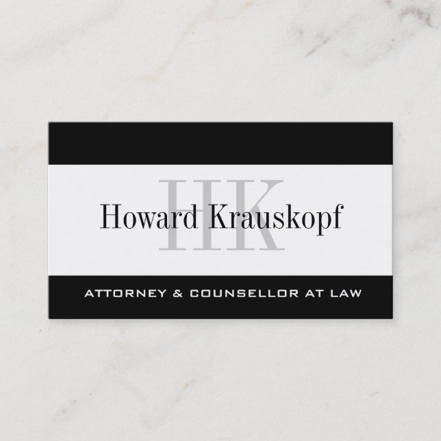 Attorney Business Cards (Front)