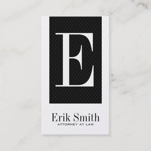 Customizable Attorney Business Cards