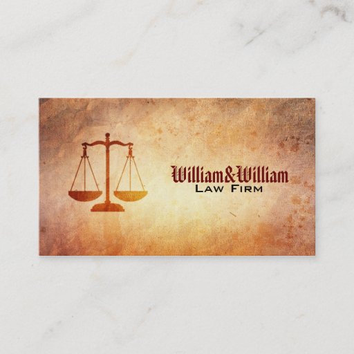 Customizable Attorney Business Cards