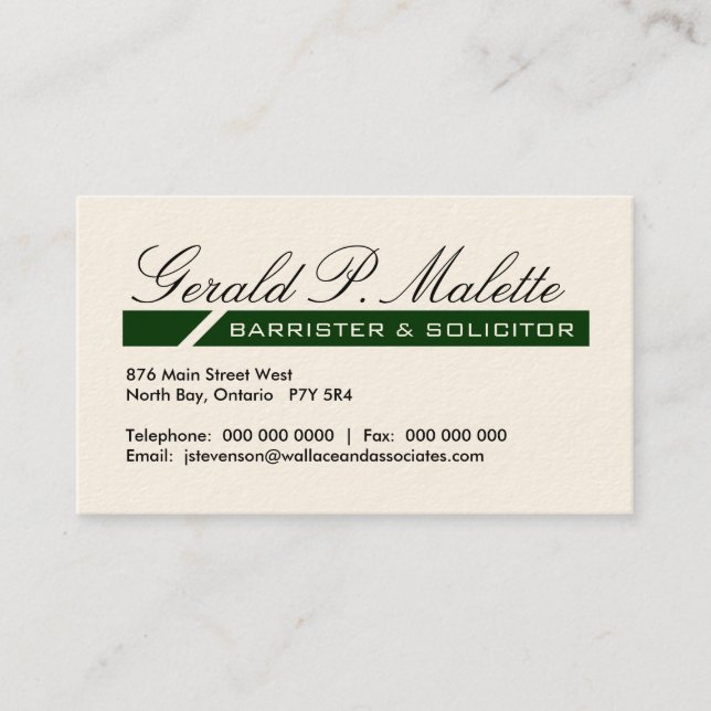 Attorney Business Cards (Front)