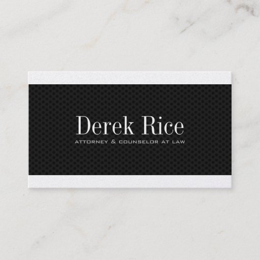 Customizable Attorney Business Cards