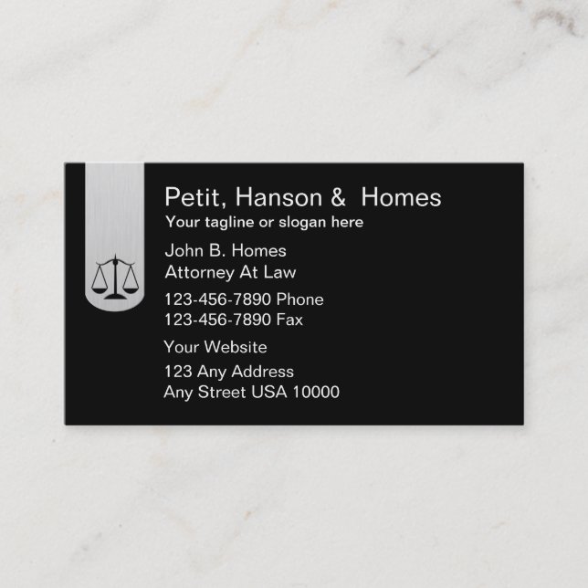 Attorney Business Cards (Front)