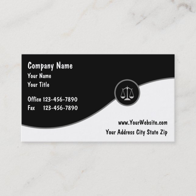 Attorney Business Cards (Front)