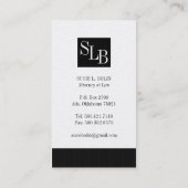 Attorney Business Cards (Back)