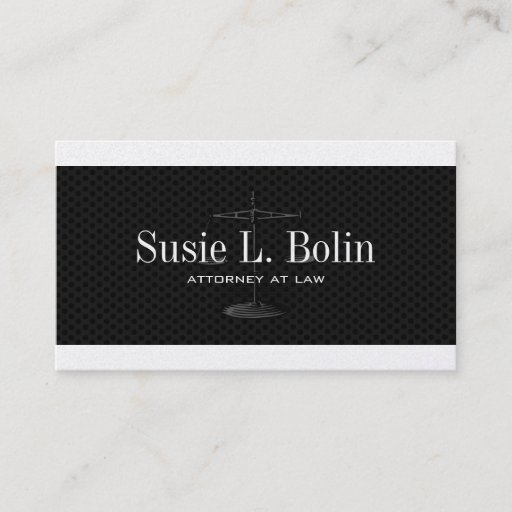 Customizable Attorney Business Cards