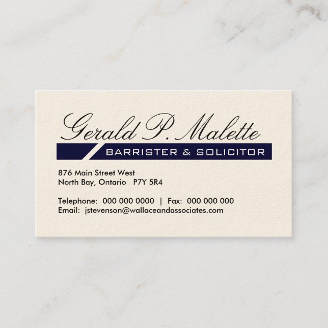 Attorney Business Cards (Front)