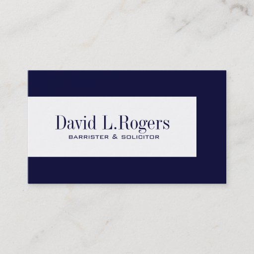 Customizable Attorney Business Cards