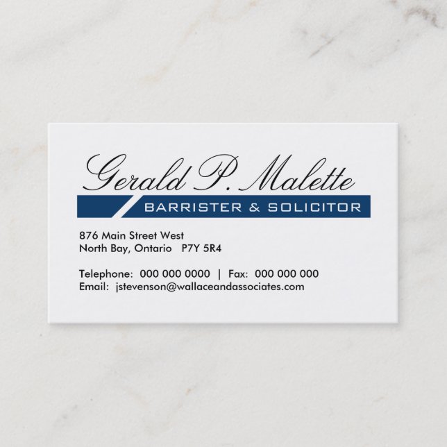 Attorney Business Cards (Front)