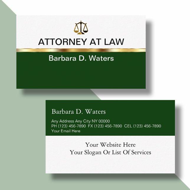 Attorney Business Cards (Creator Uploaded)