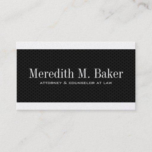 Customizable Attorney Business Cards