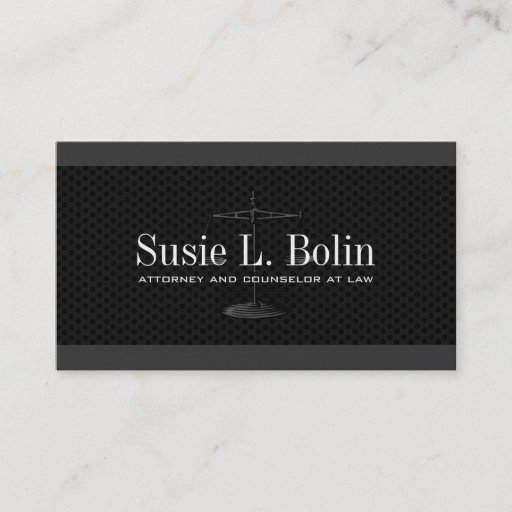 Customizable Attorney Business Cards