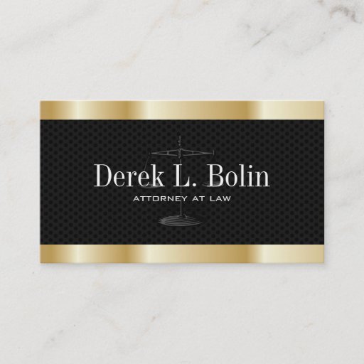 Customizable Attorney Business Cards