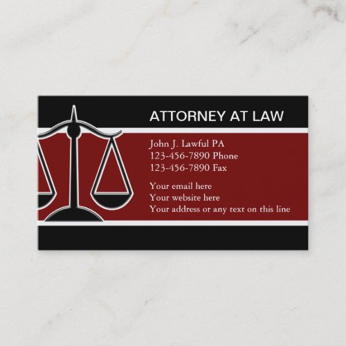 Attorney Business Cards