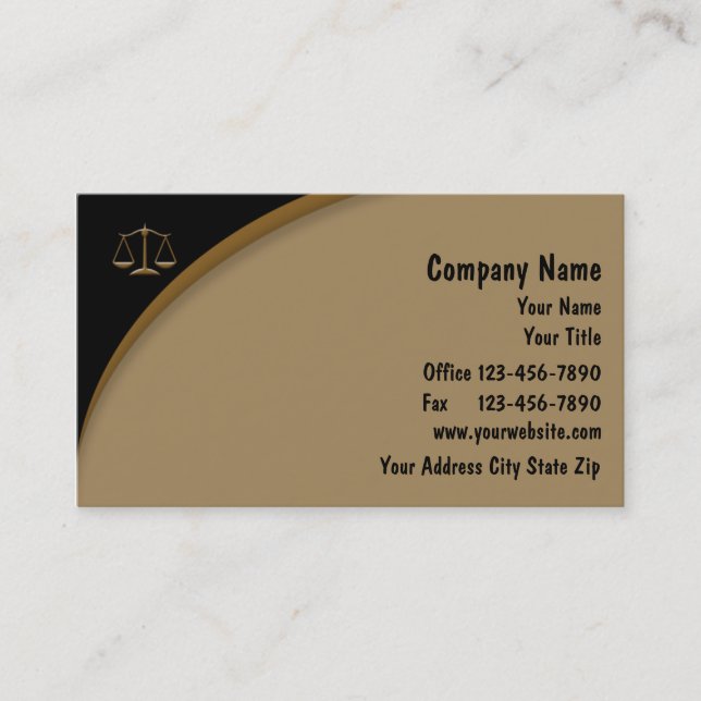 Attorney Business Cards (Front)
