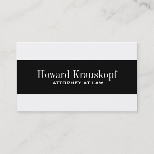 Customizable Attorney Business Cards