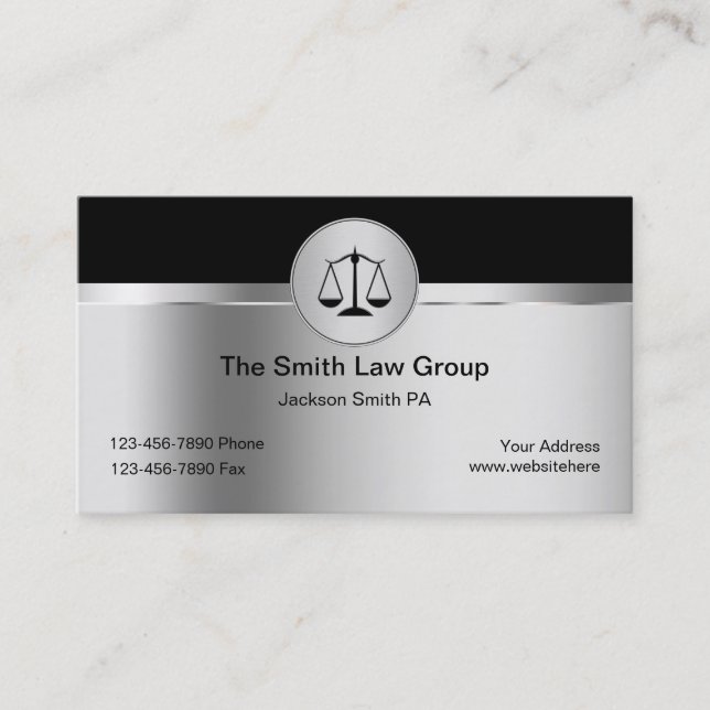 Attorney Business Cards (Front)