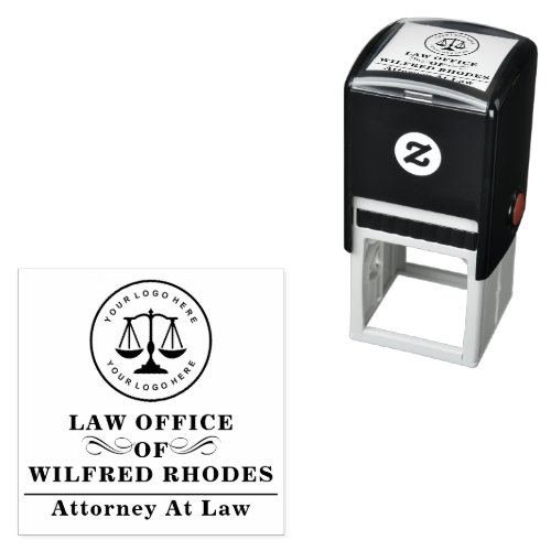 Attorney Business   Law Office Black Self_inking Stamp