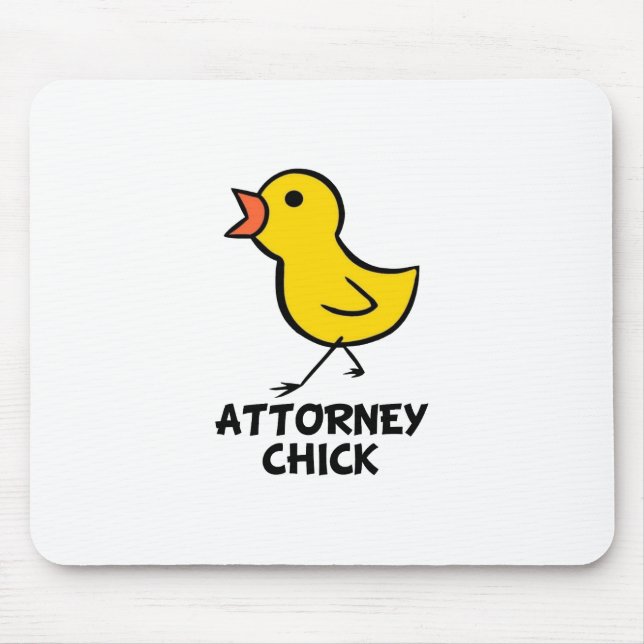 Attorney Chick Mouse Pad (Front)