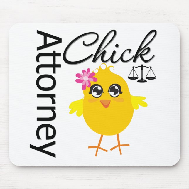 Attorney Chick v1 Mouse Pad (Front)