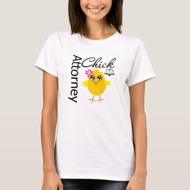 Attorney Chick v1 T-Shirt (Front)