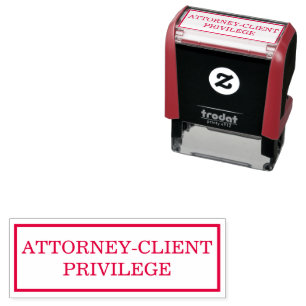 Attorney Client Privilege Self-inking Stamp