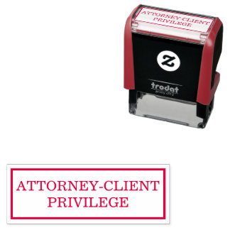 Attorney Client Privilege Self-inking Stamp