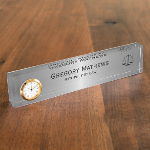 Lawyer Desk Name Plates | Zazzle