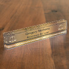 Attorney Executive Desk Name Plates