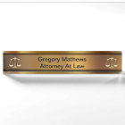 Attorney Executive Desk Name Plates