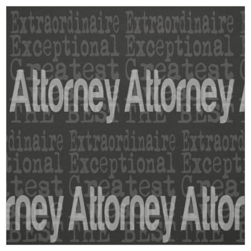 Attorney Extraordinaire Fabric