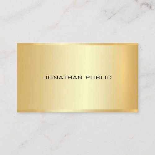 Attorney Gold Look Template Law Office Modern Business Card