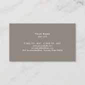 Attorney Justice Scale  Business Card (Back)