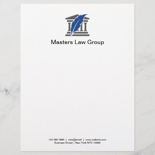 Attorney Law Office Business Stationary Template Letterhead