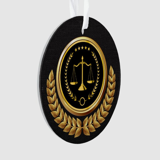 Attorney - Law Office Ornament (Front)