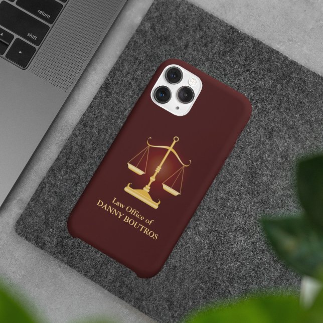 Attorney Law Scale Phone Case Template (Creator Uploaded)