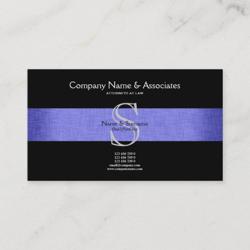 Customizable Attorney Lawyer Business Card Templates