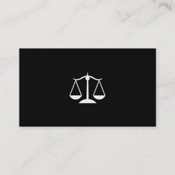 Attorney Lawyer Business Card by pixelholicBC at Zazzle