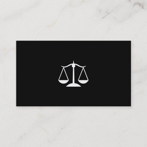 Customizable Attorney Lawyer Business Card Template