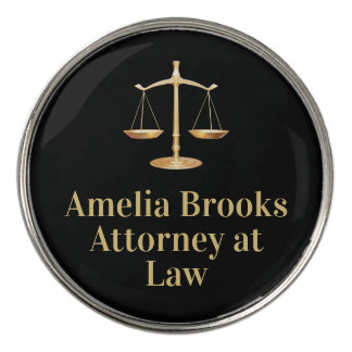 Attorney Lawyer Business Golf Ball Marker