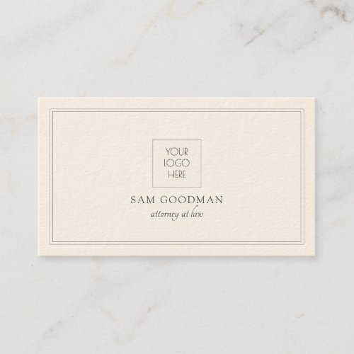 Attorney Lawyer Business Logo Business Card
