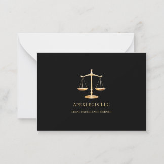Attorney Lawyer Business Note Card