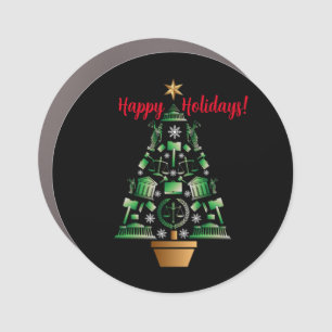 Attorney Lawyer Christmas Tree Car Magnet