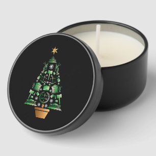 Attorney Lawyer Christmas Tree Mini Candle Favors