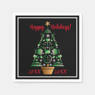 Attorney Lawyer Christmas Tree Napkins
