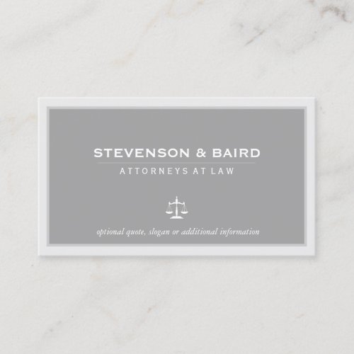 Attorney Elegant Business Card