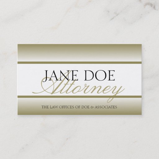 Customizable Attorney Lawyer Gold Fade - Available Letterhead - Business Card Template
