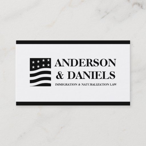 Customizable Attorney Lawyer Immigration Naturalization Law Business Card Templates