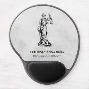 *~* Attorney Lawyer Justice Blind Lady AP15 Gel Mouse Pad