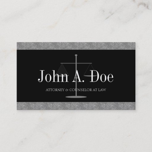 Customizable Attorney Lawyer Law Firm Blue Marble Black Banner Business Card Template