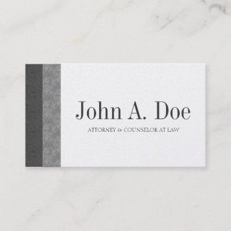 Attorney Lawyer Law Firm Marble & Slate Borders Business Card
